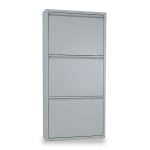 Nbl 3'lü Metal Ayakkabılık Gri1