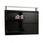 Nbl Yatay + Metal Ayakkabılık Siyah